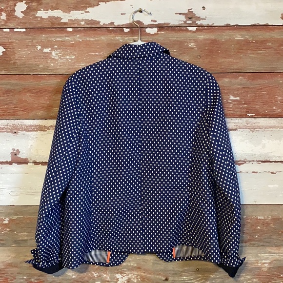 Gap Academy Blazer! Size 10! Navy blue with white dots! - Picture 8 of 11